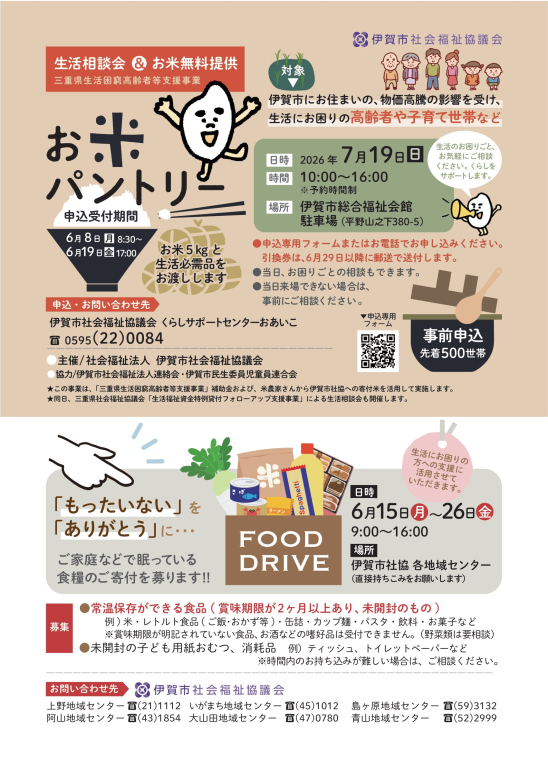受付場所・問い合わせ先 受付場所・問い合わせ先